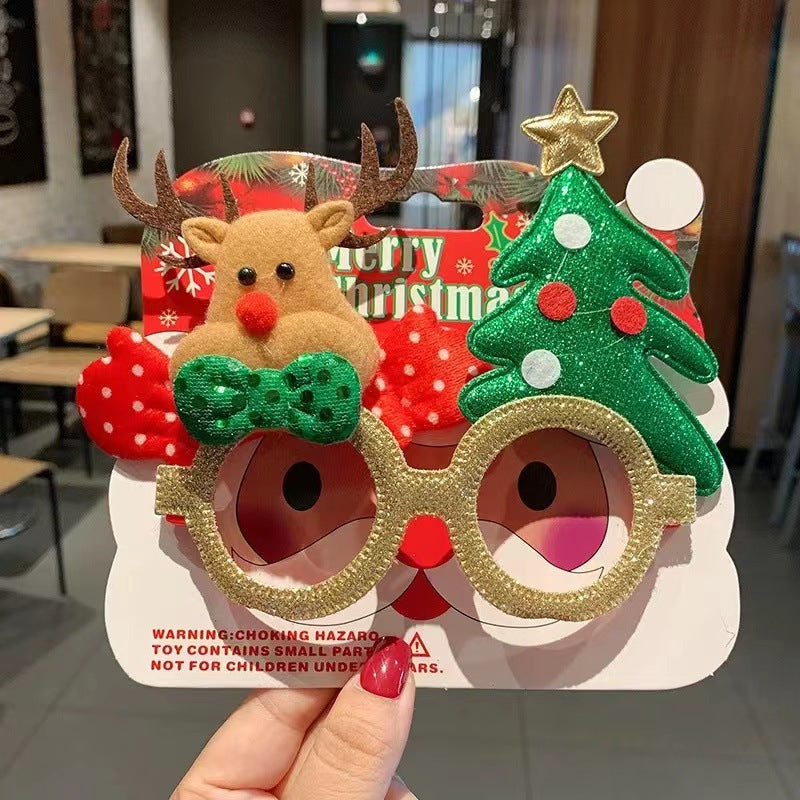 2026 New Christmas Glasses Party Decorations