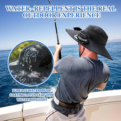❤2025 New Ultralight Solar Fan Sun Hat – Lighter Than a Baseball!⚾
