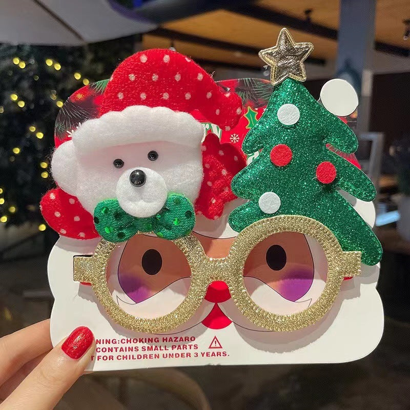 2026 New Christmas Glasses Party Decorations