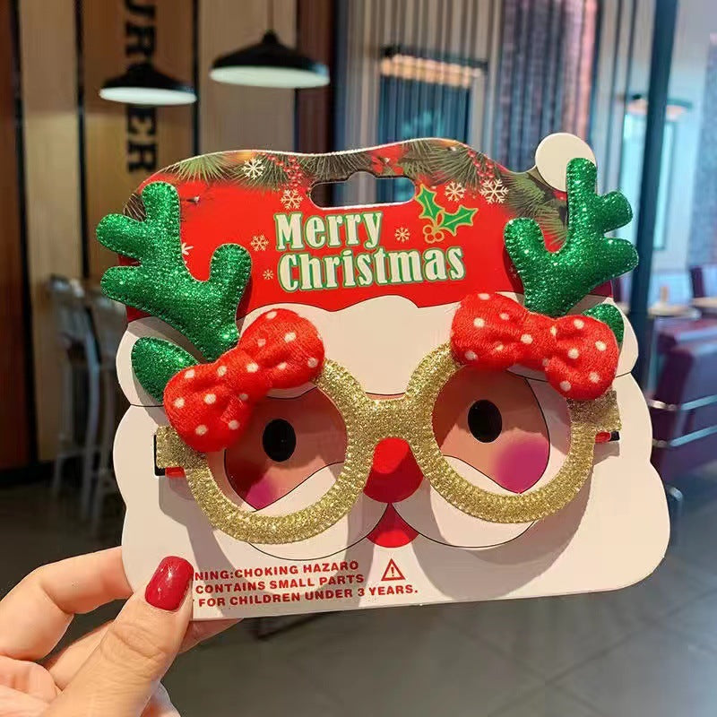 2026 New Christmas Glasses Party Decorations